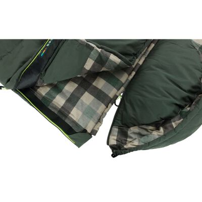 Outwell Sac de dormit dublu Camper Lux, verde pădure