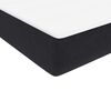 vidaXL Pat box spring cu saltea, negru, 80x210 cm, catifea