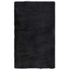 vidaXL Covor Shaggy cu fir lung NAVARRA negru, 60x100 cm, poliester
