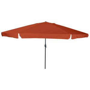 vidaXL Parasol de Grădină Roșu și Negru 395 x 395 x 245 cm