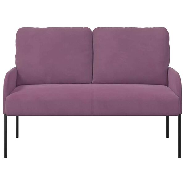 vidaXL Canapele cu pernă 110cm Violet placaj