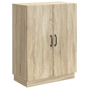 vidaXL Bufet Stejar Sonoma 66 x 34,5 x 87 cm Lemn prelucrat