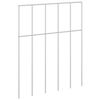 vidaXL Panou de gard de grădină 48 buc. 25 x 30 cm Oțel Galvanizat