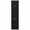 vidaXL Cabinet de Apotecă Stejar negru 30 x 41 x 118 cm Lemn compozit