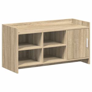 vidaXL Dulap pentru pantofi cu ușă Stejar Sonoma 100 x 39,5 x 51 cm