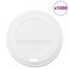 vidaXL Capace pentru cești cafea h&acirc;rtie 12 oz și 16 oz 1000 buc. alb