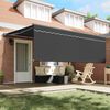 vidaXL Cortina Retractabilă Galben și alb 350 x 250 cm