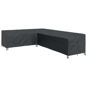 vidaXL Husă pentru mobilă 355 x 275 x 80 cm Material Oxford 210D Negru