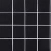 vidaXL Perne scaun grădină 4 buc negru model carouri 40x40x4 cm textil
