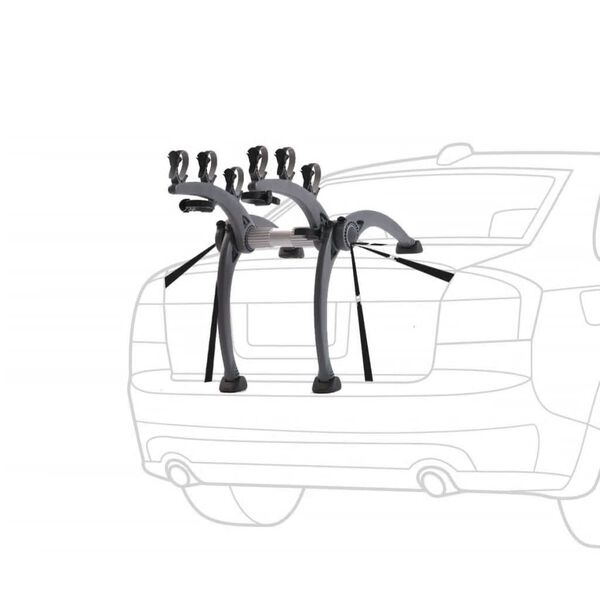 Saris Suport biciclete pentru vehicule Bones, spate 2 biciclete, negru