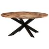 vidaXL Masă de bucătărie 175x75 cm lemn acacia finisaj culoarea mierii
