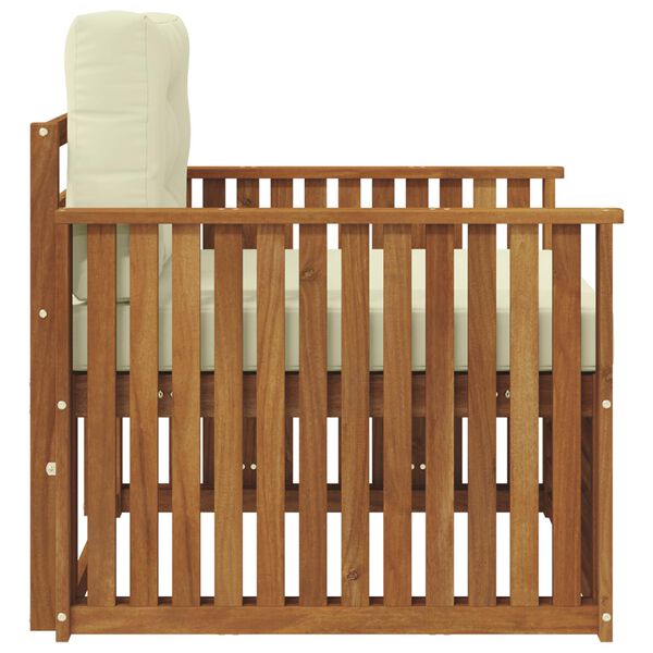 vidaXL Set de canapele de exterior Lemn de acacia solid și poliester