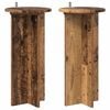 vidaXL Suport pentru plante 2 buc. Lemn vechi 29,5 x 29,5 x 60 cm