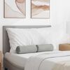 vidaXL Perne Bolster 2 pcs Gri deschis Ø 15 x 40 cm
