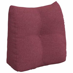 vidaXL Perna pentru spate Roșu Vin 45 x 24 x 50 cm țesătură