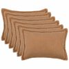 vidaXL Husă pentru pernă 6 pcs HOUTEN Bej 50 x 70 cm Boucl&eacute;