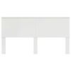 vidaXL Tăblie cap cu headboard Alb 180 cm Lemn compozit
