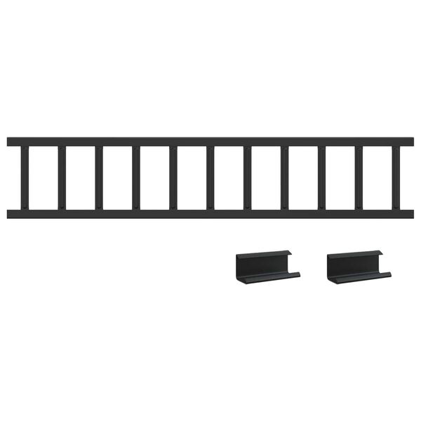 vidaXL Apărătoare de zăpadă pentru acoperiș 1200 x 2,5 x 20 cm Oțel