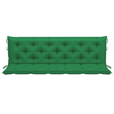 vidaXL Pernă pentru balansoar, verde, 180 cm, material textil