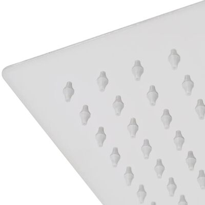vidaXL Cap de duș tip ploaie, 2 buc., 30 x 50 cm, oțel inoxidabil
