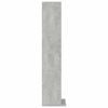 vidaXL Dulap CD-uri, gri beton, 21x20x88 cm, lemn compozit