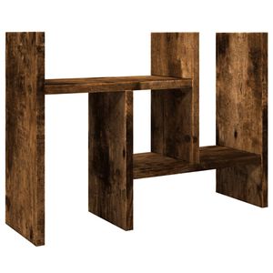 vidaXL Organizator Birou Stejar fumuriu 34,5 x 15,5 x 35,5 cm
