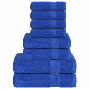 vidaXL Set prosoape FROGN 8 piese, albastru, 360 g/m&sup2;