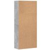 vidaXL Dulap &icirc;nalt, gri beton, 80x35x180 cm, lemn prelucrat