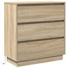 vidaXL Dulap de noapte Stejar Sonoma 71 x 34,5 x 75 cm Lemn compozit