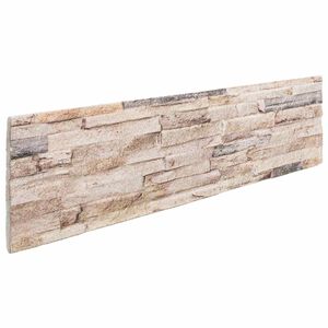vidaXL Panouri de perete 10 buc. 100 x 25 cm Alb și roșu Spumă EPS