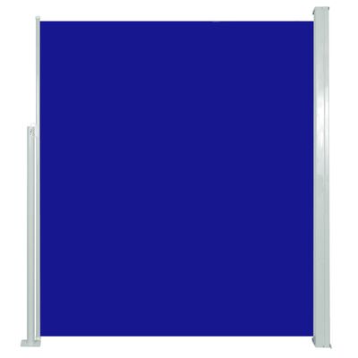 vidaXL Copertină laterală retractabilă de terasă, albastru, 160x500 cm