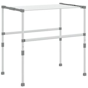 vidaXL Uscător de rufe, 83x(50-55)x(40-85) cm, aluminiu