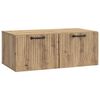vidaXL Oglindă TV montată pe perete 78,5 x 41 x 30 cm Stejar Artizanal