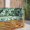 vidaXL Perna pentru canapea de exterior 3 pcs Model cu frunze