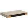 vidaXL Raft de perete suspendat, stejar, 40x23x3,8 cm, MDF
