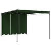 vidaXL Foișor 4 x 3 x 2,3 m Verde Poliester și oțel