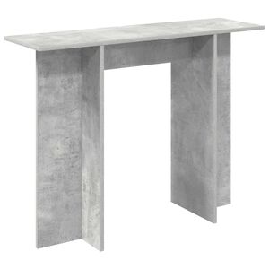vidaXL Masă de consolă Gri Beton 100 x 30 x 75 cm Lemn prelucrat