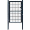 vidaXL Poartă de gard 2D (simplă) gri antracit 100x140 cm