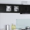vidaXL Dulap de bucătărie 2 pcs Negru 40 x 31 x 40 cm Lemn compozit