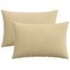 vidaXL Husă pentru pernă 2 pcs HEERLEN Verde gri 40 x 60 cm cord