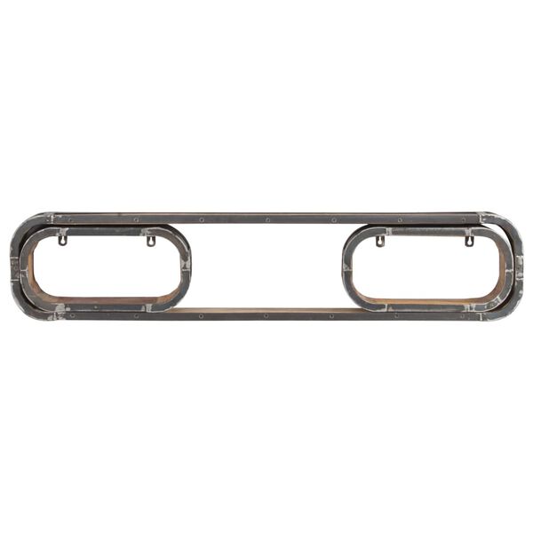 vidaXL Set rafturi de perete, 3 piese, lemn masiv de mango