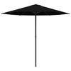 vidaXL Parasol de Grădină Dreptunghiular 2,3 x 2,3 m Poliester Negru