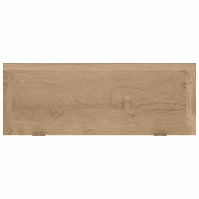 vidaXL Rafturi de perete, 2 buc., 40x15x4 cm, lemn masiv de tec