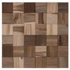 vidaXL Panou de perete 11 buc. natural 30 x 30 x 2 cm