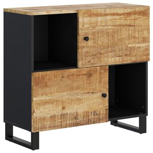 vidaXL Servantă cu 2 uși, 80x33x75 cm, lemn masiv de mango
