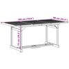 vidaXL Set mobilier de grădină 7 piese 180x90x75 cm, lemn masiv acacia