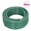 vidaXL Furtun de grădină cu set de racorduri, verde, 0,5", 50 m, PVC