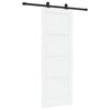 vidaXL Ușă glisantă ORKDAL 73,5 x 198,5 cm Lemn prelucrat Alb și negru