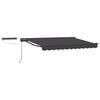 vidaXL Cort electric retractabil Antracit 3,5 x 2 m