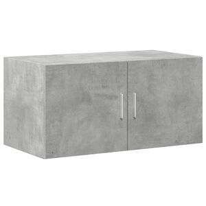 vidaXL Dulap de perete, gri beton, 80x42,5x40 cm, lemn prelucrat